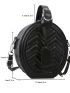 Mini Chevron Circle Bag