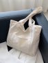 Minimalist Double Handle Shopper Bag