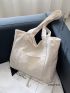 Minimalist Double Handle Shopper Bag