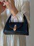 Mini Top Handle Flap Baguette Bag