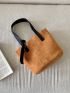Minimalist Double Handle Square Bag