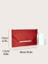 Metal Decor Flap Square Bag