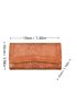Hollow Out Flap Long Wallet