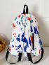 Graphic Pattern Functional Backpack