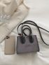 Mini Double Handle Square Bag