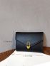 Metal Decor Small Wallet