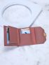 Metal Decor Small Wallet