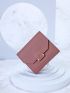 Metal Decor Small Wallet