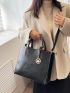 3pcs Minimalist Tote Bag Set, Best Work Bag For Women