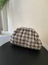 Houndstooth Pattern Clutch Bag
