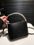 Mini Elephant Embossed Square Bag