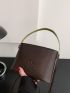 Elephant Embossed Square Bag