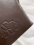 Elephant Embossed Square Bag