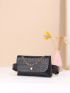 Mini Crocodile Embossed Chain Decor Belt Bag