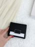 Litchi Embossed Small Wallet