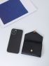Metal Decor Small Wallet