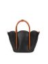 Mini Scallop Trim Satchel Bag With Square Bag
