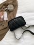 Quilted Detail Square Bag