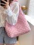 Ruched Shopper Bag