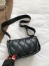 Quilted Detail Square Bag