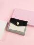Color Block Small Wallet
