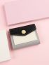 Color Block Small Wallet