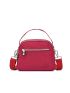 Letter Patch Decor Satchel Bag