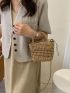 Mini Hollow Out Straw Bag