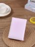 Geometric Pattern Letter Label Detail Small Wallet