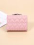 Heart Quilted Small Wallet