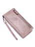 Minimalist Long Wallet With Wristlet