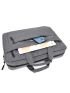 Men Letter Graphic Large Capacity Laptop Handbag Briefcase