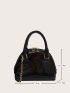 Chain Decor Dome Bag