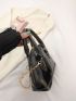 Chain Decor Dome Bag