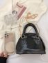 Chain Decor Dome Bag