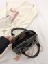 Chain Decor Dome Bag