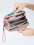 Litchi Embossed Long Wallet