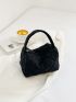 Mini Argyle Quilted Hobo Bag