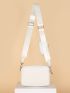 Mini Zip Front Square Bag With Coin Purse