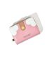 Letter Graphic Snap Button Small Wallet