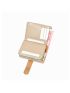Letter Graphic Snap Button Small Wallet