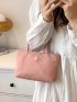 Button Decor Square Bag