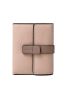 Litchi Embossed Flap Small Wallet