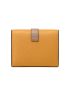 Litchi Embossed Flap Small Wallet