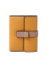 Litchi Embossed Flap Small Wallet