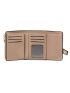 Litchi Embossed Flap Small Wallet