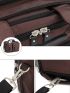Men Zip Front Laptop Handbag Briefcase