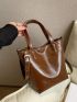 Mini Studded Decor Bucket Bag