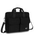 Men Letter Patch Decor Laptop Handbag Briefcase