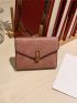 Metal Lock Small Wallet